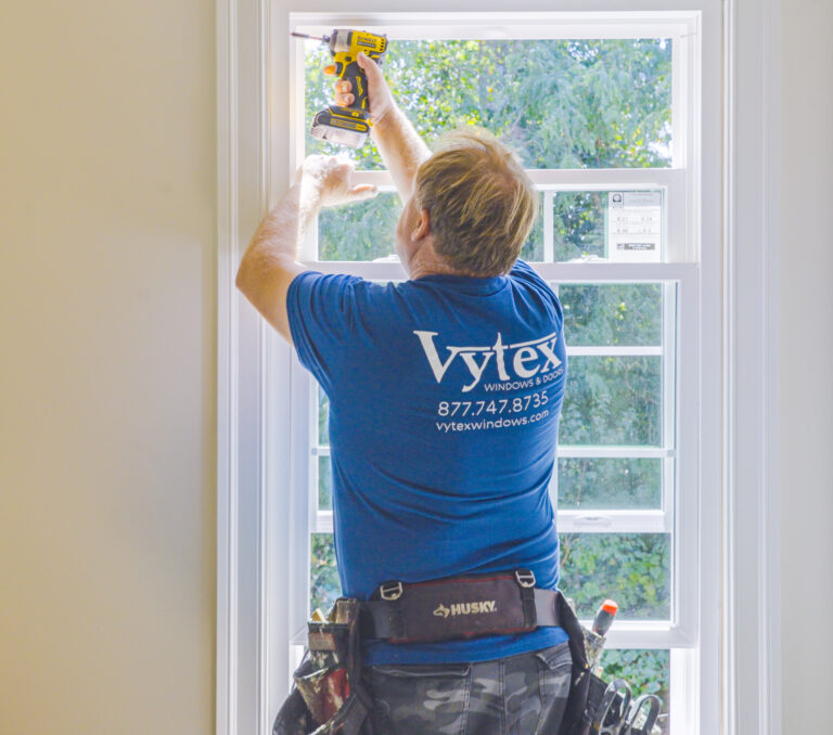 Vytex employee working on Windows installation